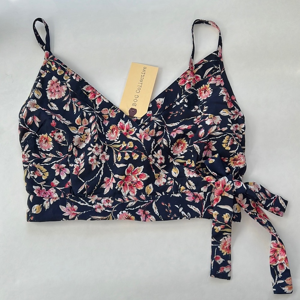 B.O.G floral Cotton mini top SZ small